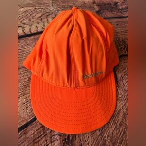 Vintage Remington Blaze Orange Hunting Baseball Hat
